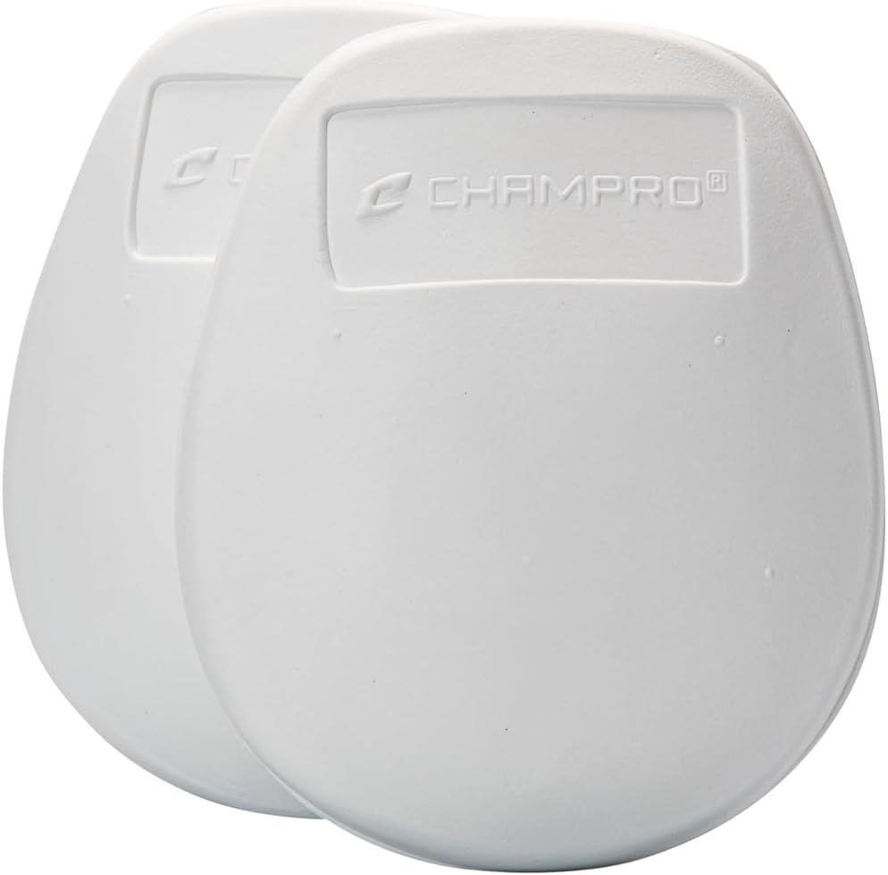 Detalle 2 de Champro Youth Foam Knee Pads, White Pull-On Design