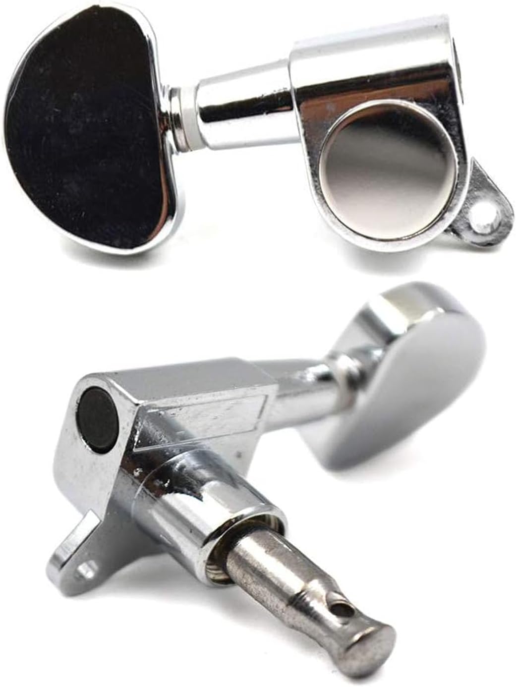 Detalle de Zfyopr 6-Piece Locking Guitar Tuners, 3L3R Enclosed Zinc Alloy Machine Heads