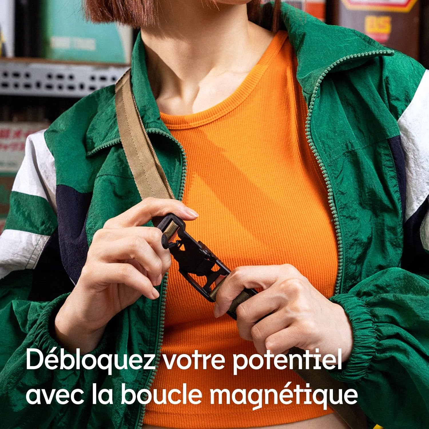 Thumbnail 2 de RHINOSHIELD Sangle de téléphone avec boucle magnétique et attache ultra-rapide — adaptateur inclus