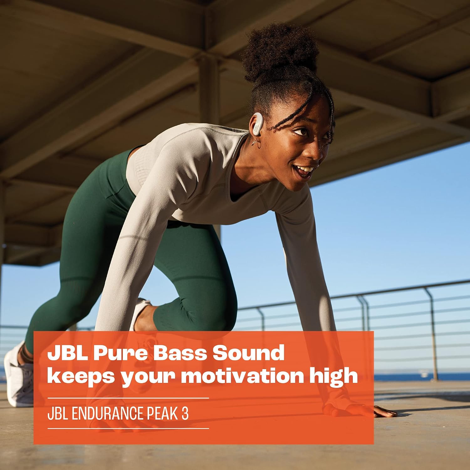 Thumbnail 4 de JBL Endurance Peak 3 true wireless earbuds, IP68, 50h