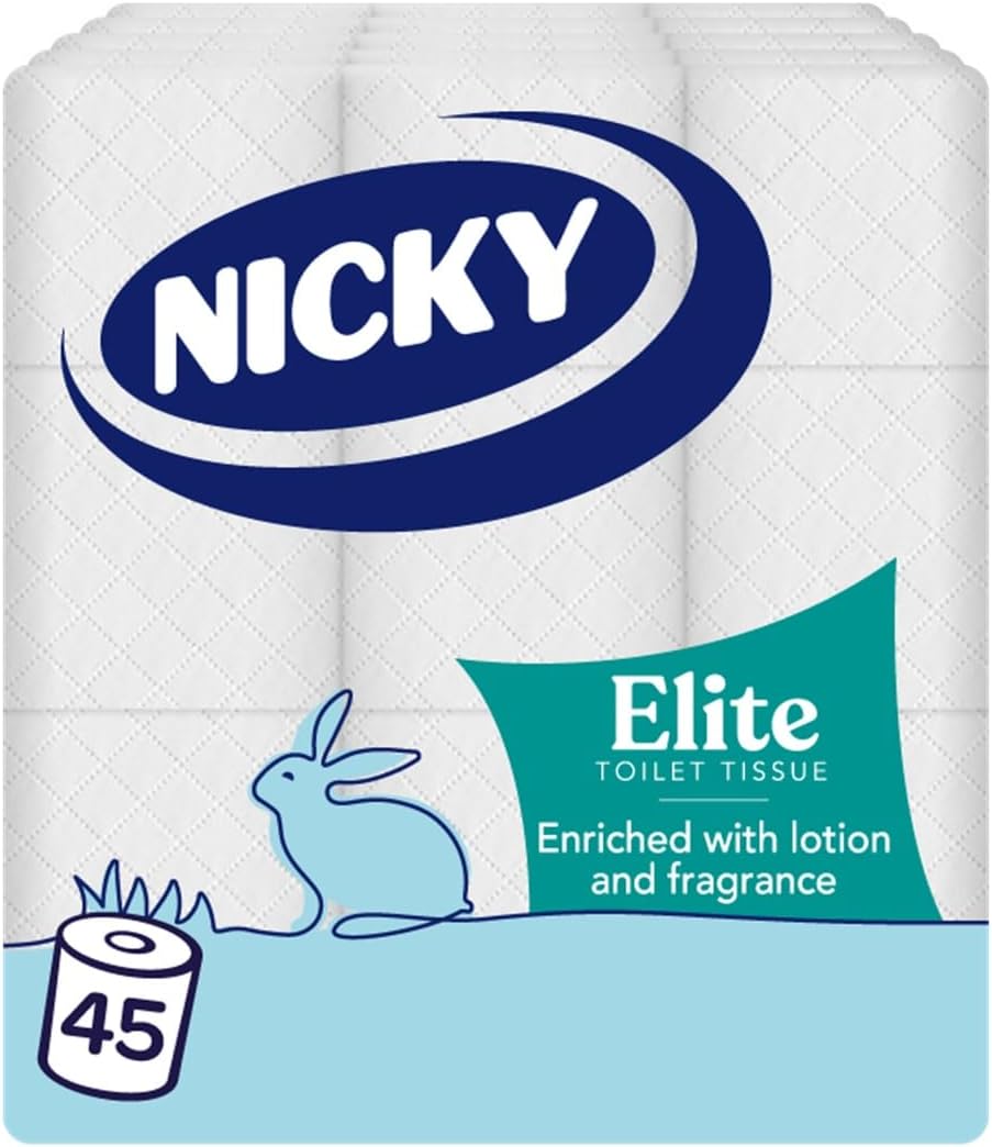 Detalle 2 de Nicky Elite 24 Rolls of Toilet Tissue, 3-Ply