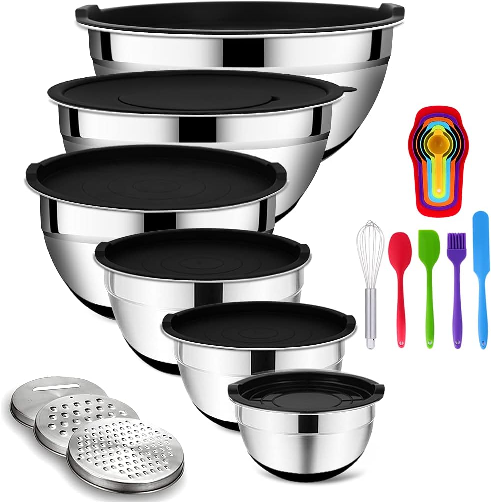 Detalle de Rottay Mixing Bowls Set 20PCS, 1QT Bowls 🥣