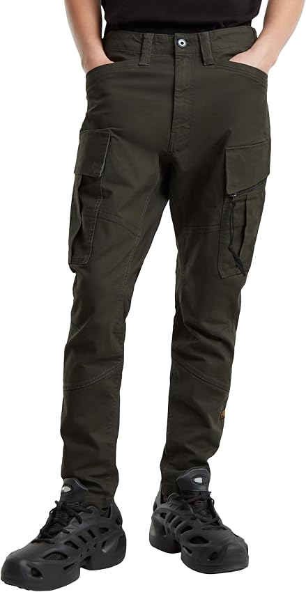 Detalle de G-Star Pantalón Zip Pocket 3D Skinny Cargo Gris