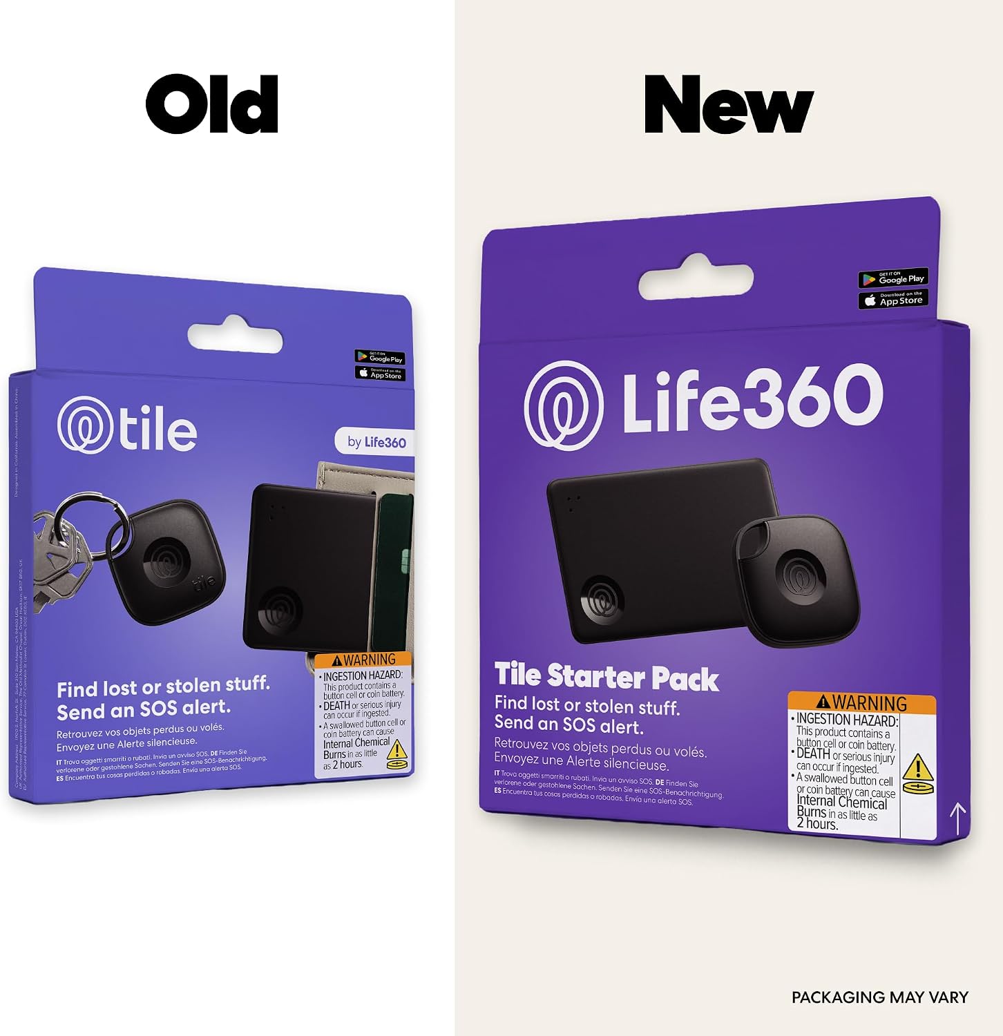 Thumbnail 1 de Tile by Life360 Starter Pack 2 Bluetooth trackers