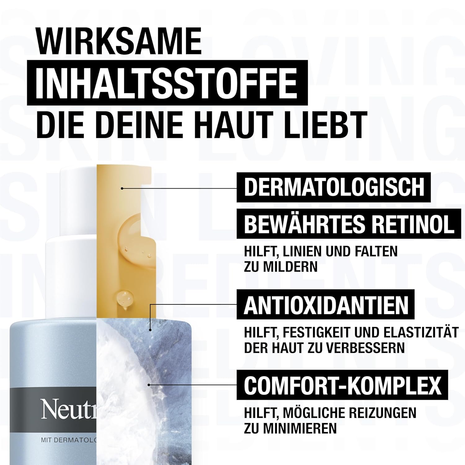 Detalle 2 de Neutrogena Retinol Boost Nachtcreme (50 ml) – Anti-Aging Feuchtigkeitspflege im Doppelpack