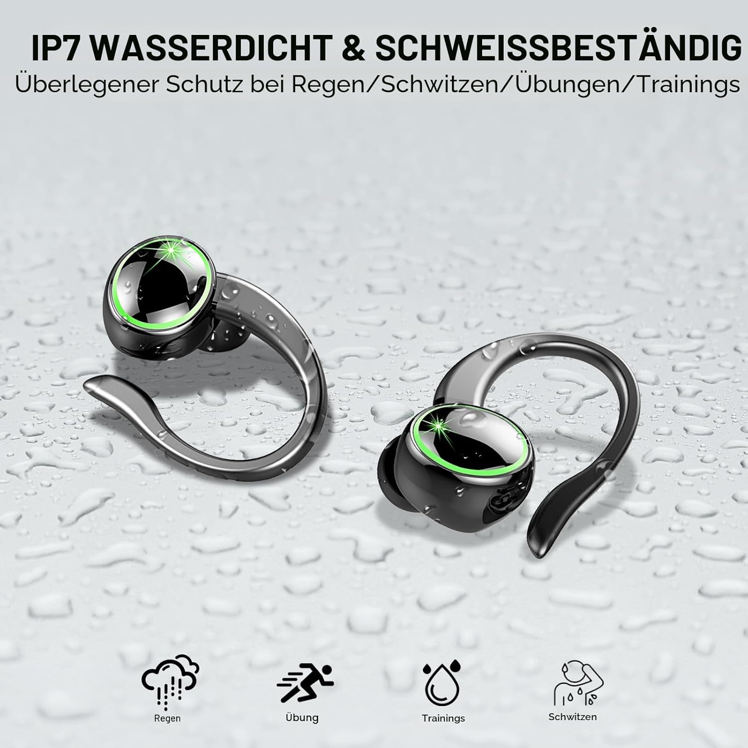 Detalle de Bluetooth Sport-Kopfhörer mit 50 Std