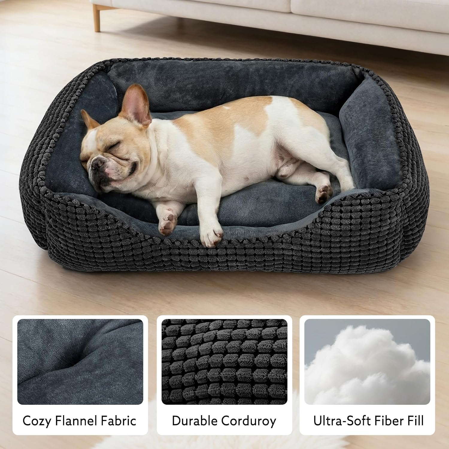 Detalle 2 de MIXJOY Orthopedic Dog Bed, Small