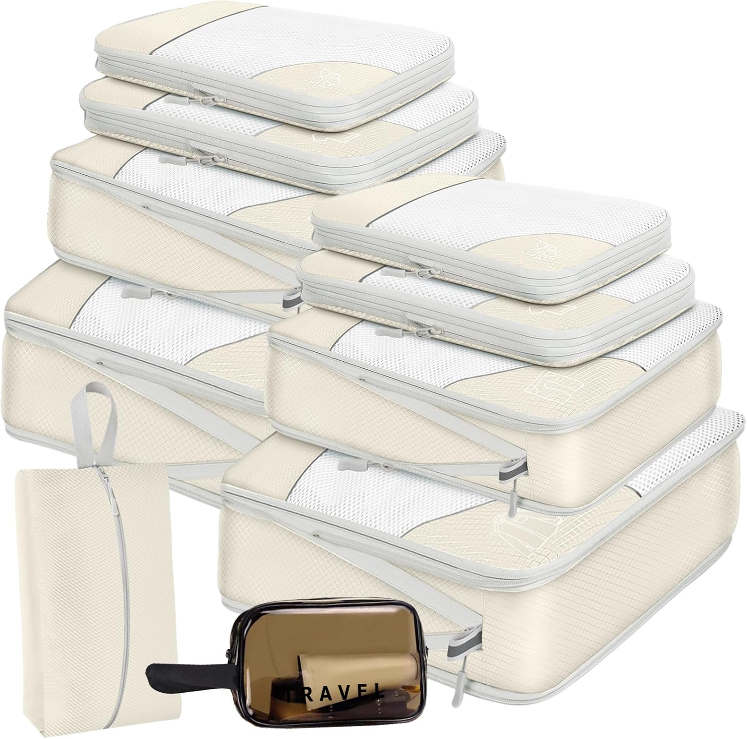 Thumbnail 6 de ZFWDSY Compression Packing Cubes 10 Sets