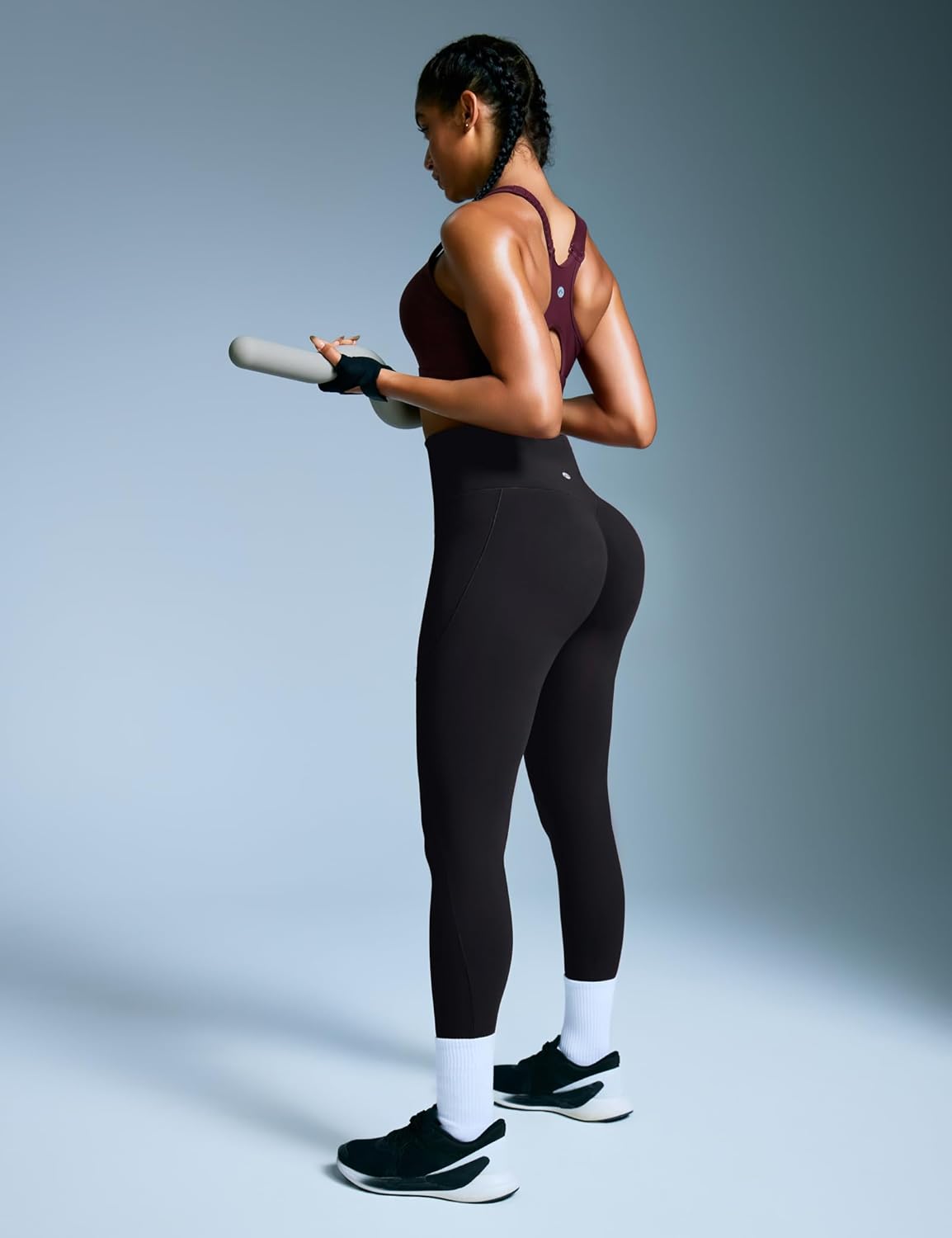 Thumbnail 1 de Heathyoga Scrunch Butt Lifting Leggings with Pockets (No Front Seam) — Tummy Control Yoga Pants