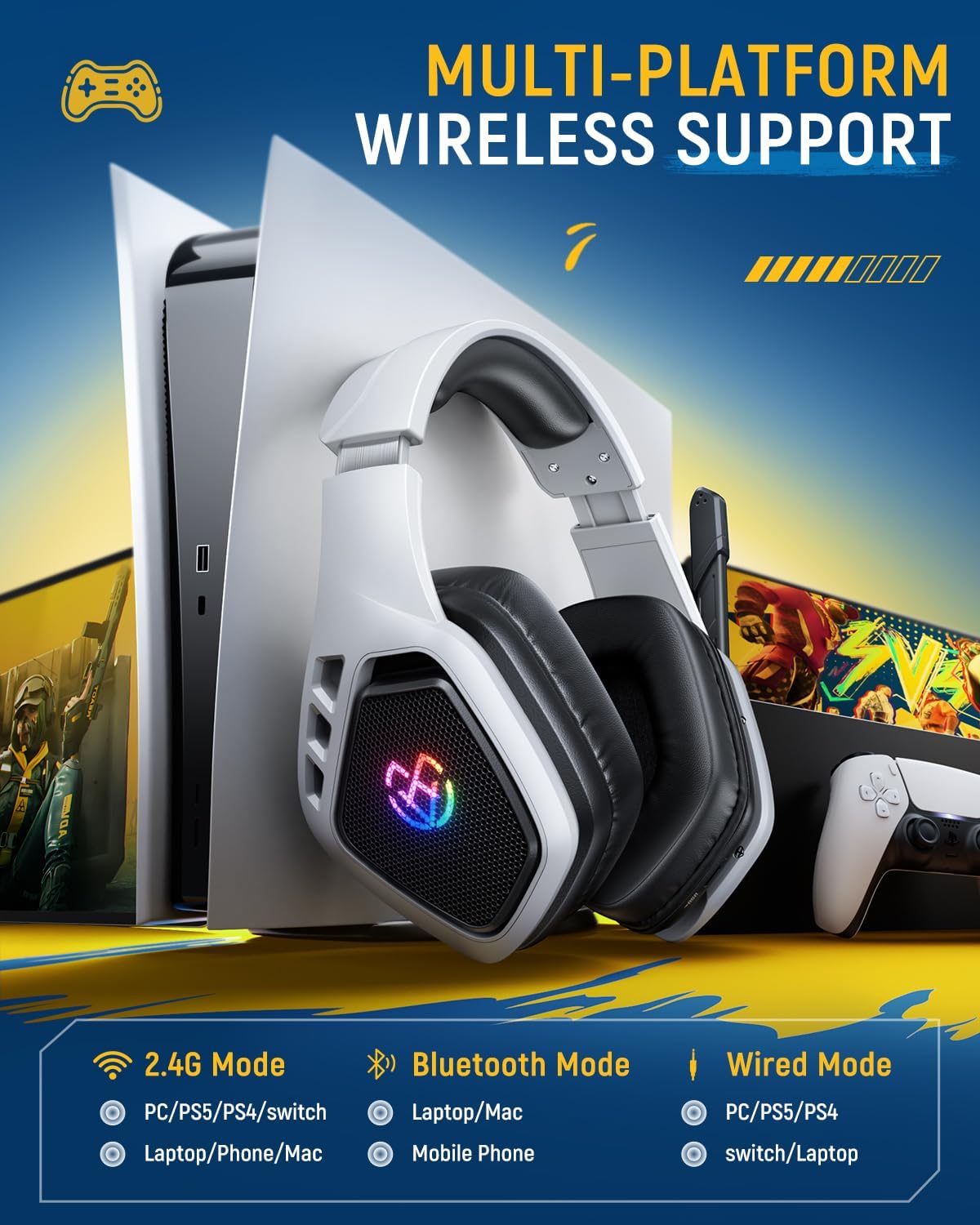 Thumbnail 5 de Wireless Gaming Headset 30H battery