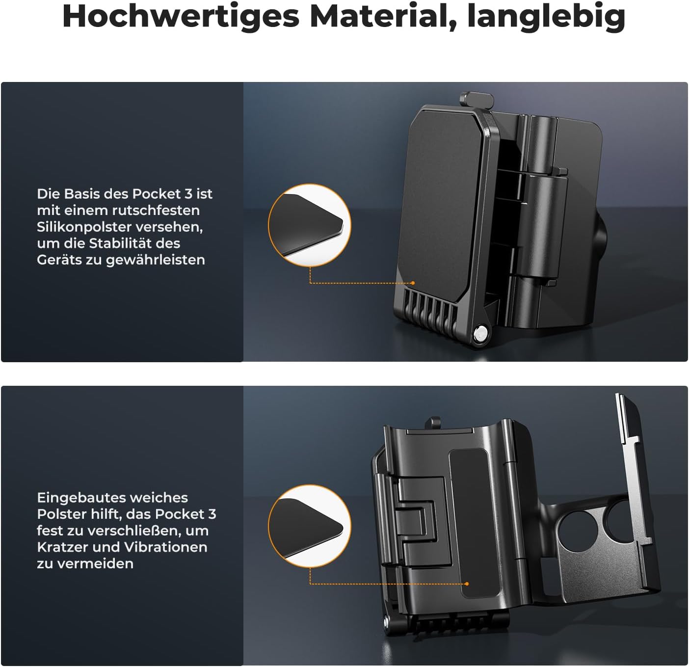 Thumbnail 6 de K&F CONCEPT Magnetische Halterung für DJI Osmo Pocket 3