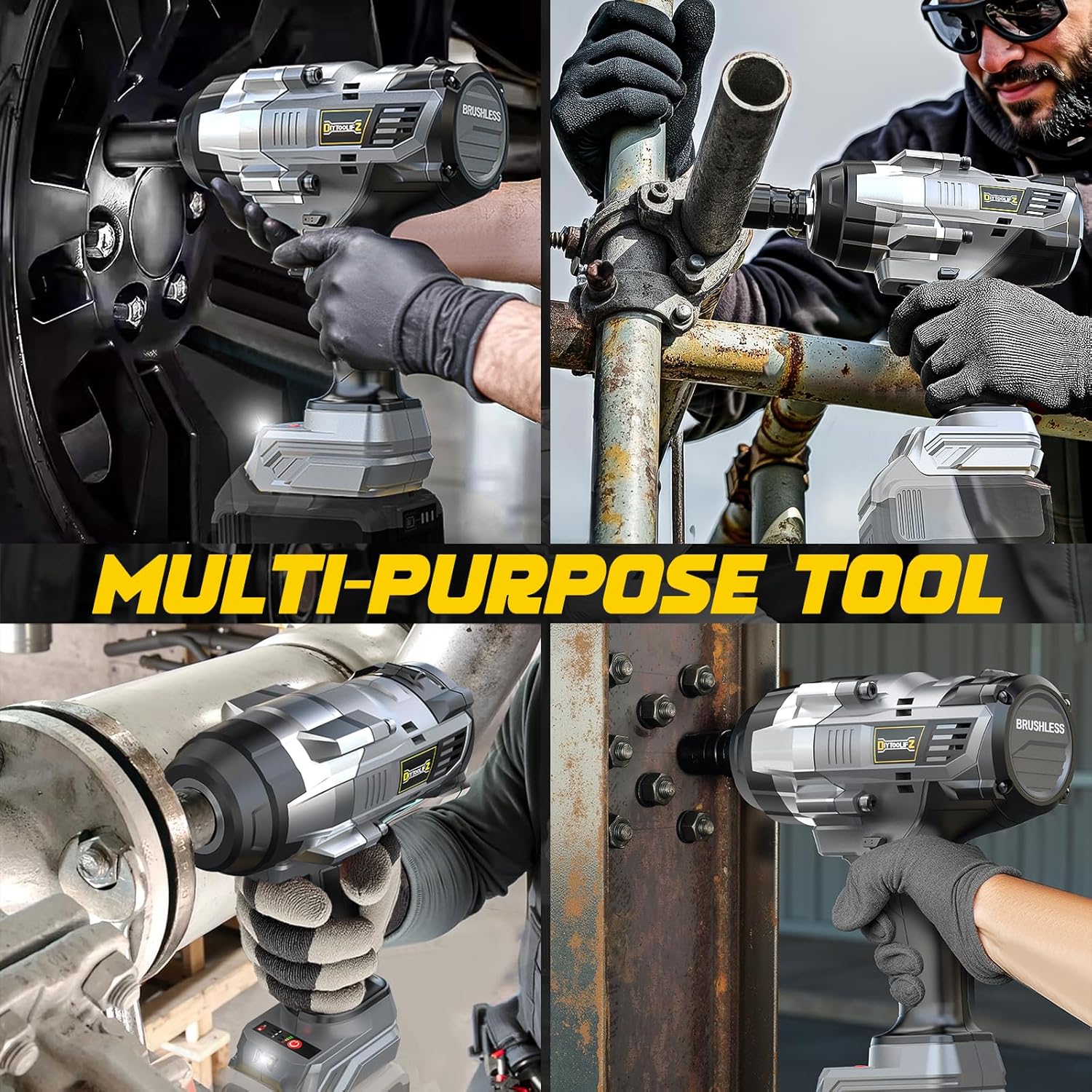 Thumbnail 6 de DIYtoolifz Cordless Impact Wrench 1700 Ft-lbs
