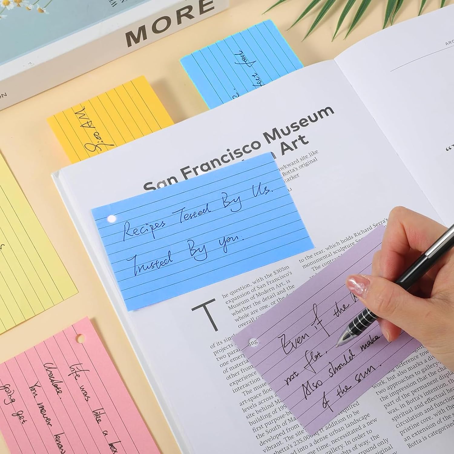 Detalle de Newthinking Revision Flash Cards 5x3 inches (600 pcs) with 6 metal binder rings