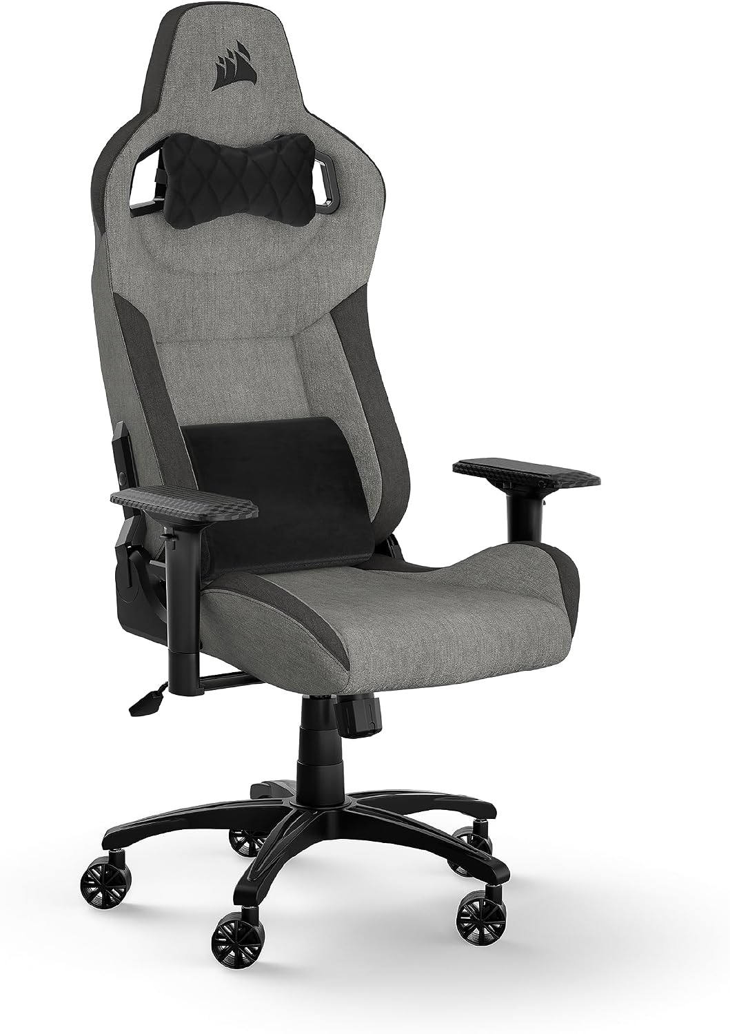 Detalle de CORSAIR T-3 RUSH V2 CF-9010056-WW ゲーミングチェア、160度リクライニング・4Dアームレスト