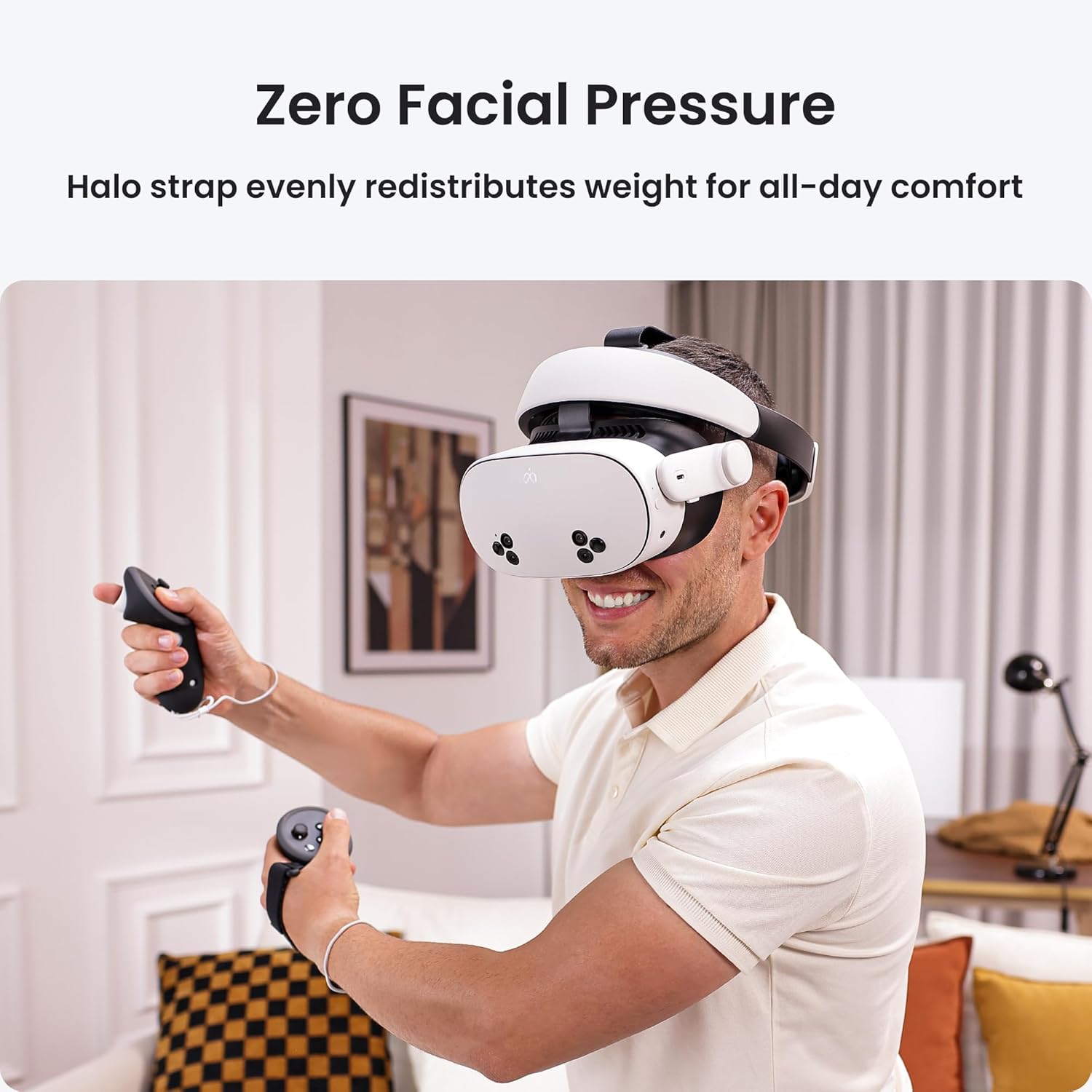 Thumbnail 2 de KIWI design H4 Halo Comfort Head Strap for Quest 3