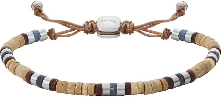 Thumbnail 5 de Fossil Vintage Casual Herrenarmband mit Halbedelstein- oder Edelstahl-Anmutung und Schieberverschluss
