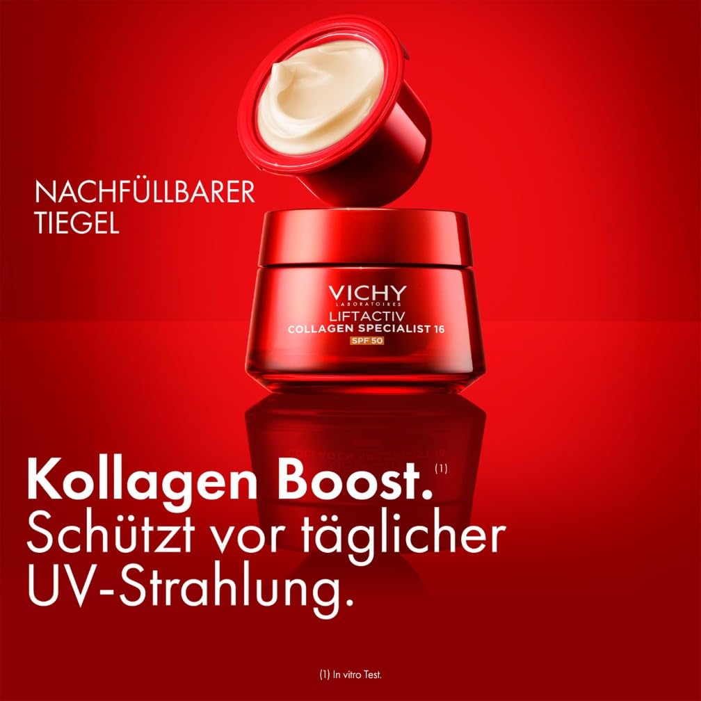 Detalle de Vichy Liftactiv Collagen Specialist 16 Creme LSF 50 – Ant-Aging Tagescreme mit UV-Schutz