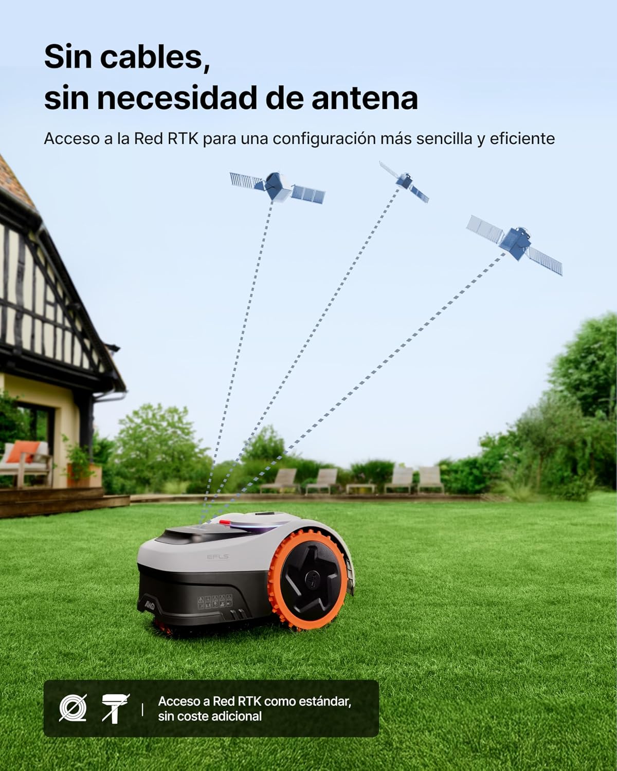 Detalle 2 de Segway Navimow i205 AWD 500 m² 🤖