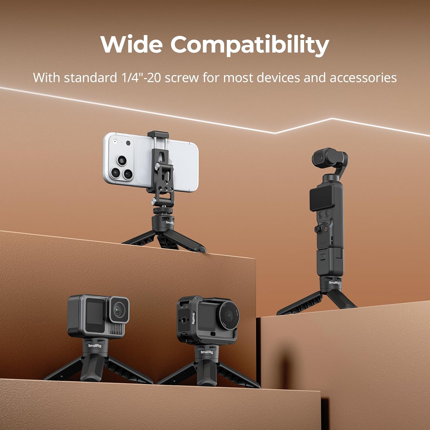 Thumbnail 4 de SMALLRIG Action Camera Tripod for DJI Osmo Pocket and Similar Models