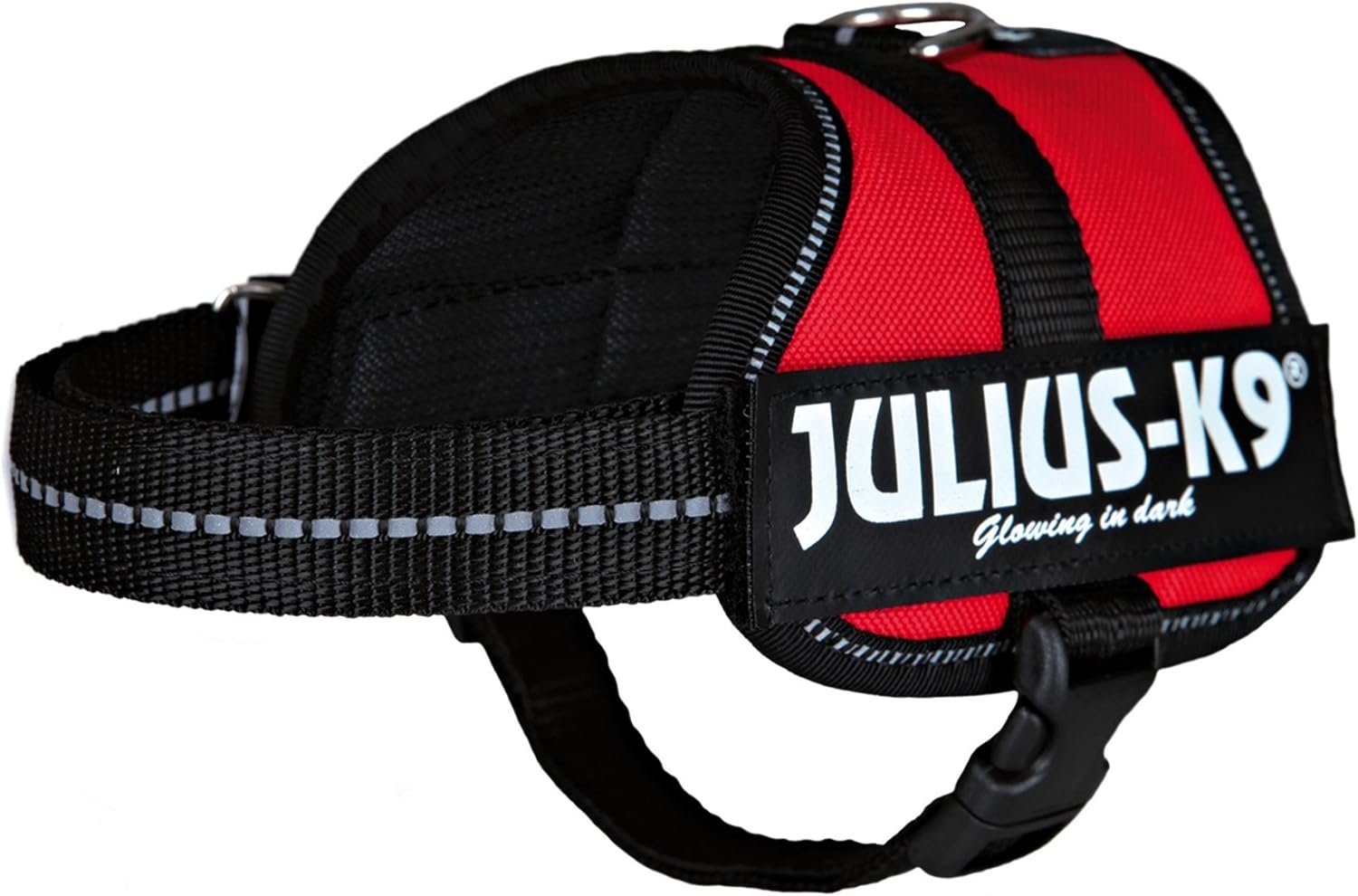 Detalle de Pettorina K9 Julius-K9 S/Mini Camouflage: comfort, sicurezza e stile per cani 7–15 kg