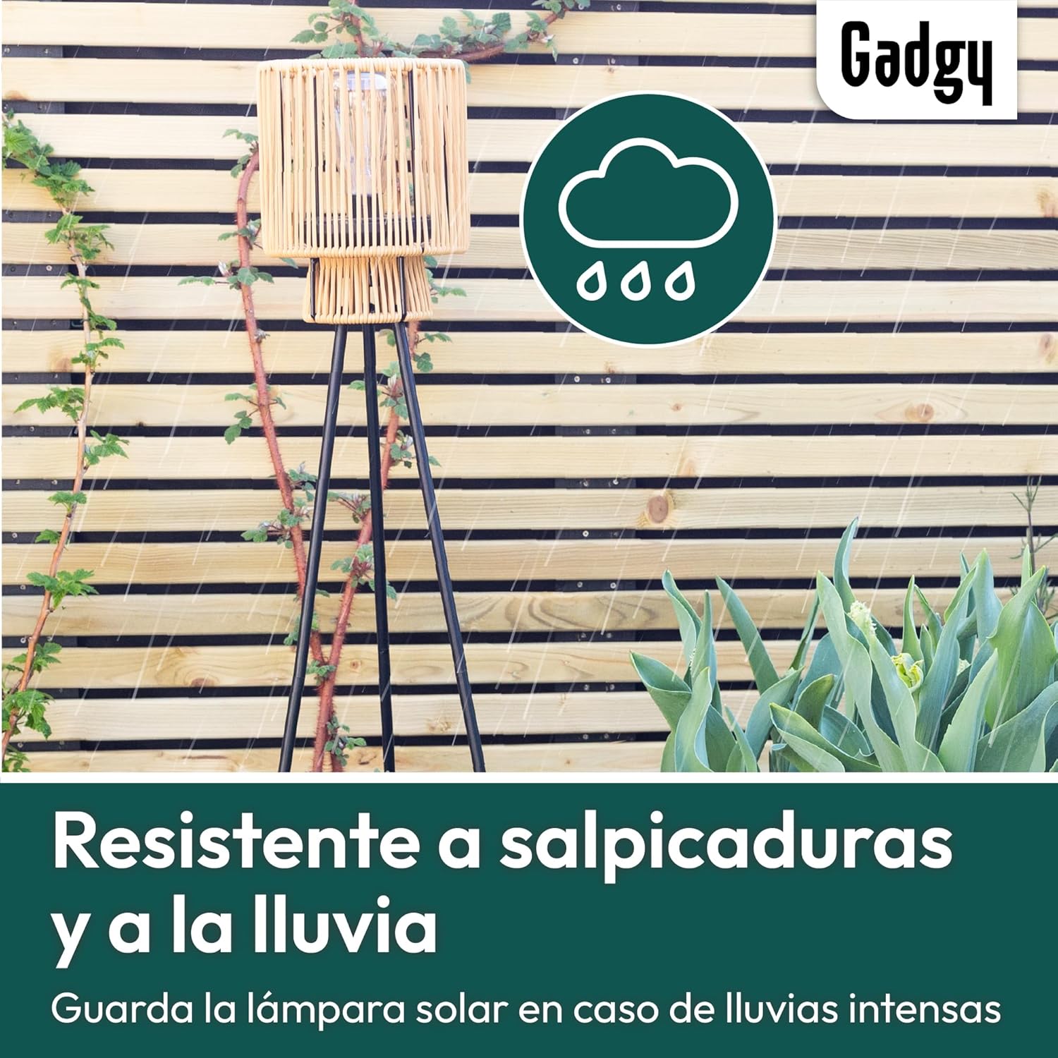 Thumbnail 6 de Gadgy Lámpara Solar con Soporte de Flores