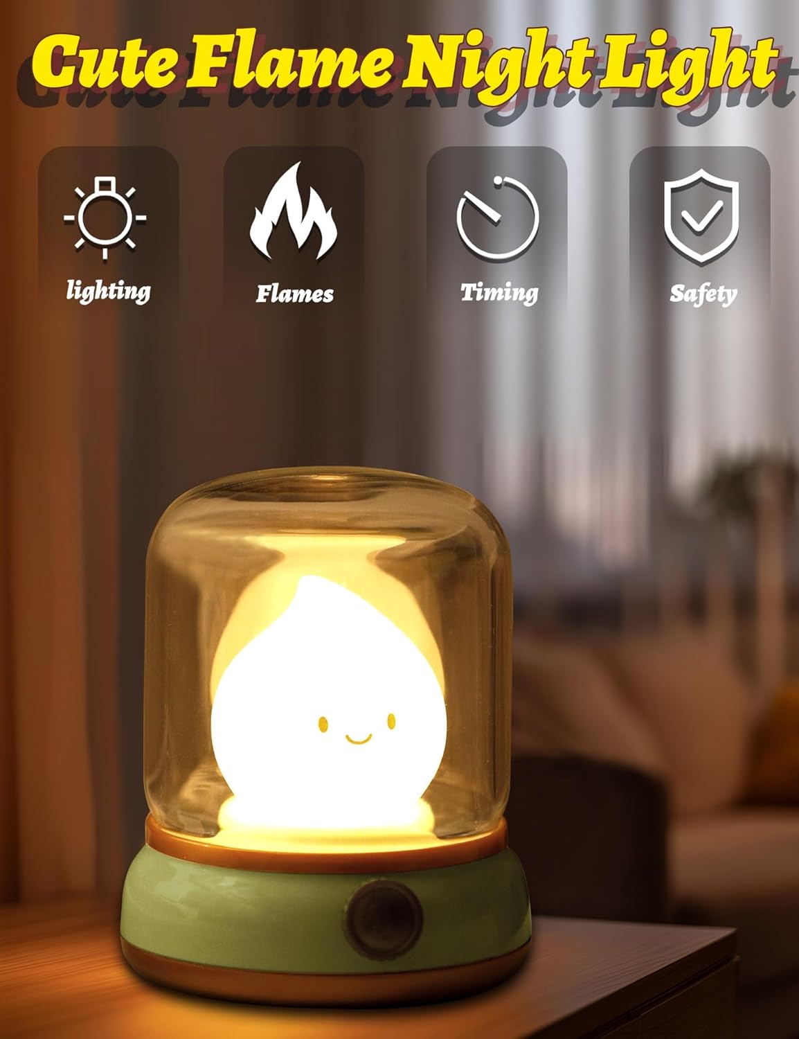 Thumbnail 2 de IHALO Luce Notturna Bambini ricaricabile USB con LED dimmerabile e timer