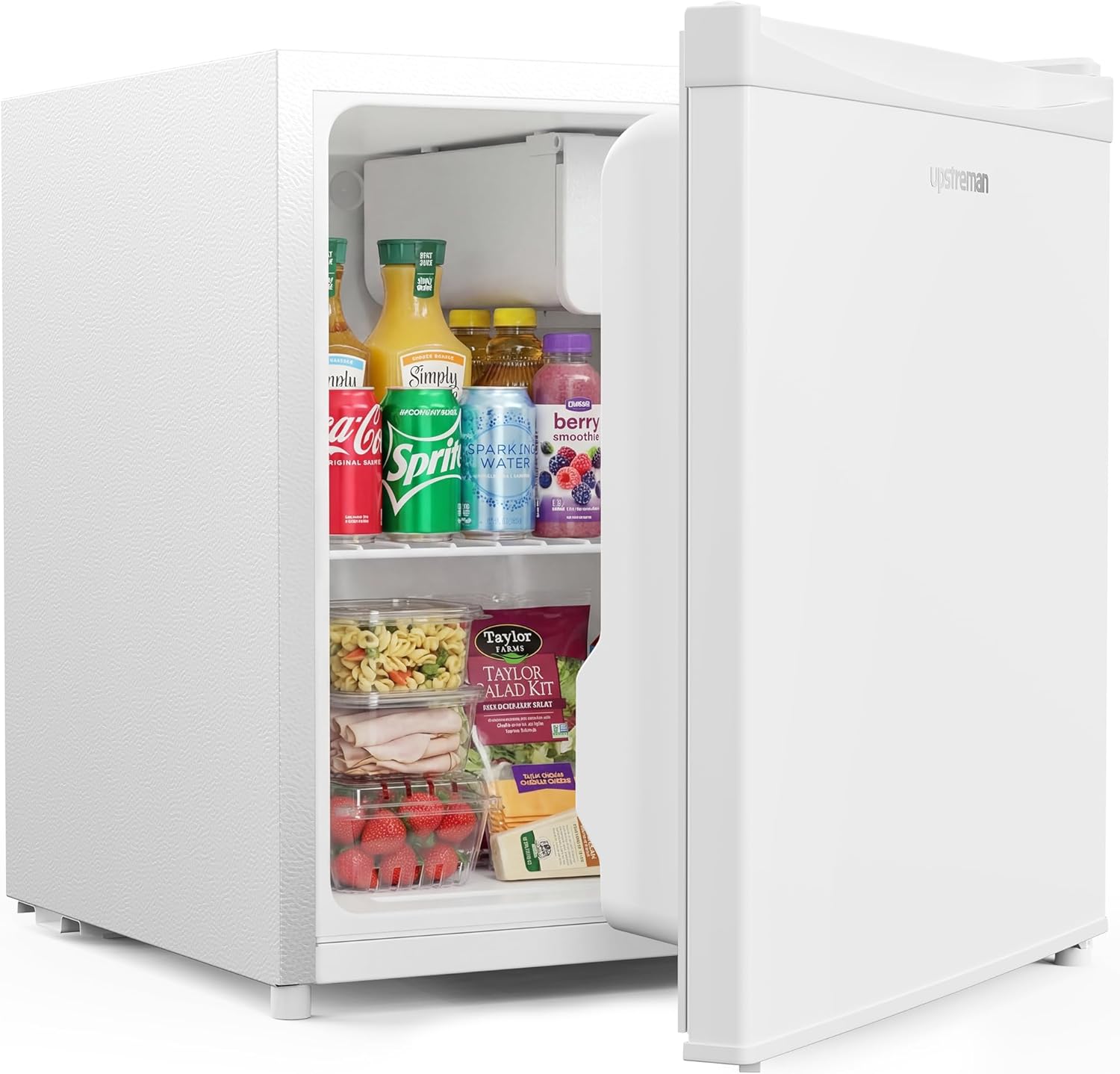 Detalle de Upstreman Mini Kühlschrank 46 L mit Eisfach – kompakt, leise und energiesparend