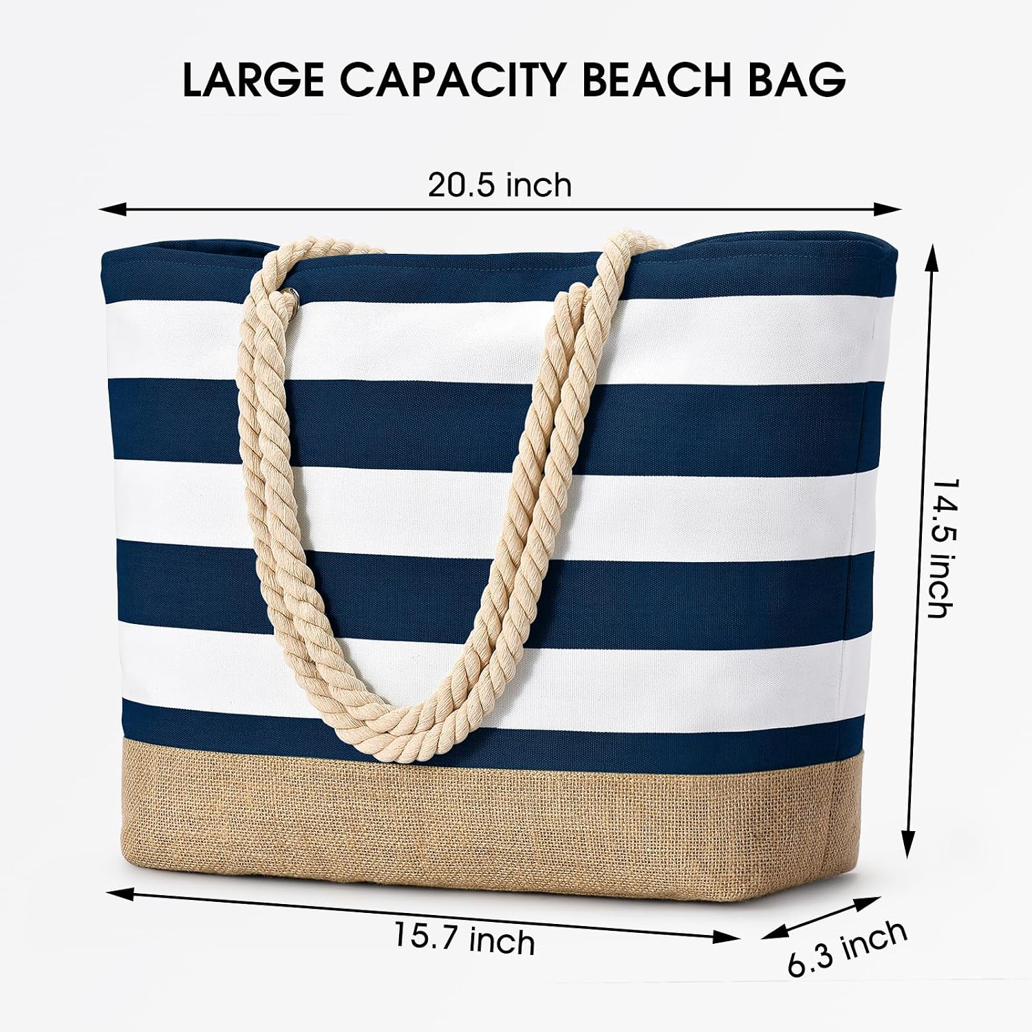 Thumbnail 5 de oscaurt Strandtasche XXL – Große Shopper-Tasche für Strand und Alltag