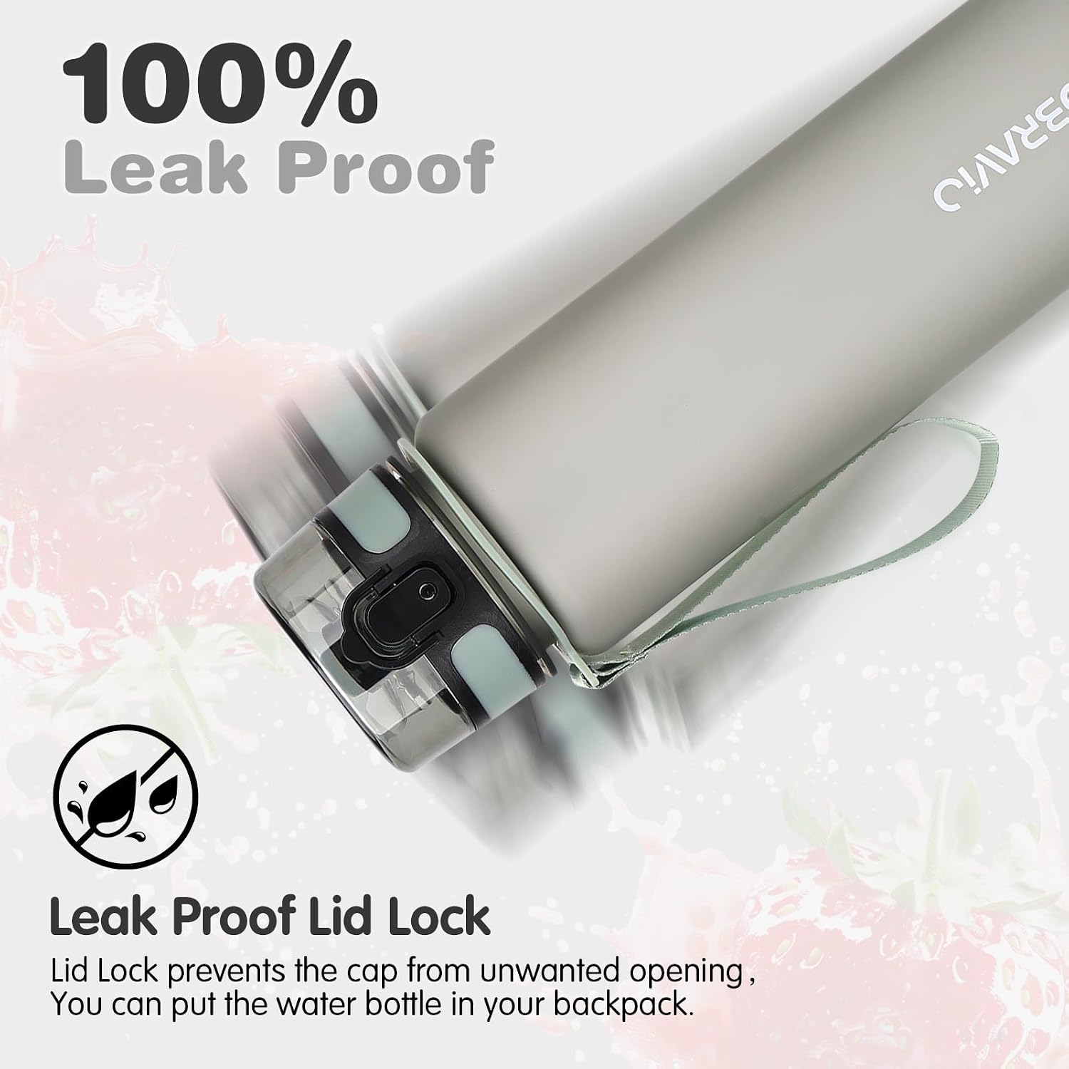 Thumbnail 2 de Gobravio Water Bottle 1L BPA Free