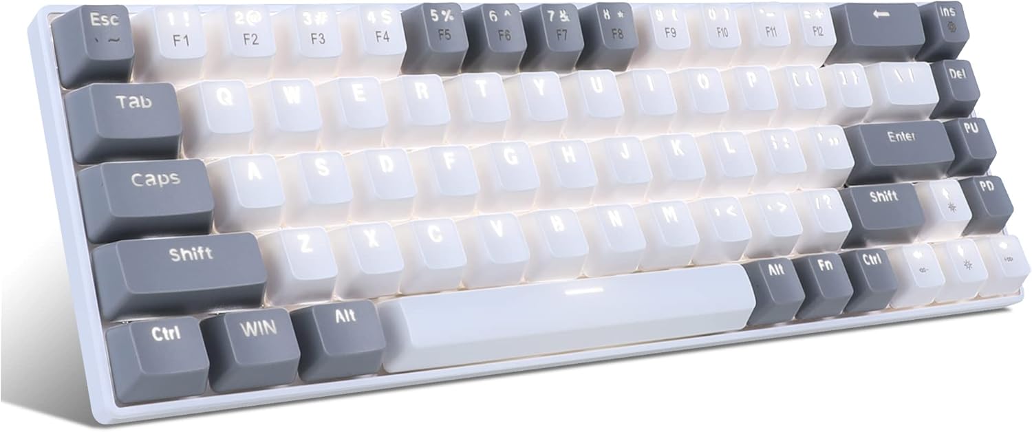 Detalle de MageGee Portable 60% Mechanical Keyboard 68 keys
