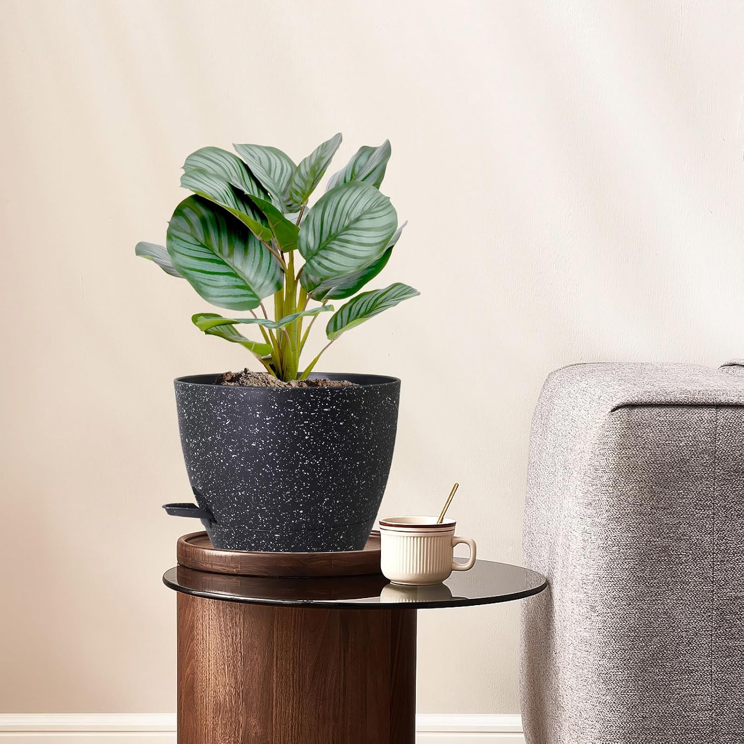 Detalle 2 de WSMKSZ Self-Watering Planters, 10-Inch