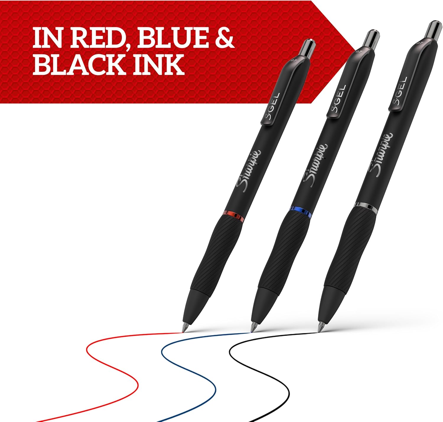 Thumbnail 4 de Sharpie S-Gel Medium 0.7mm gel pens 12-pack 🖊️