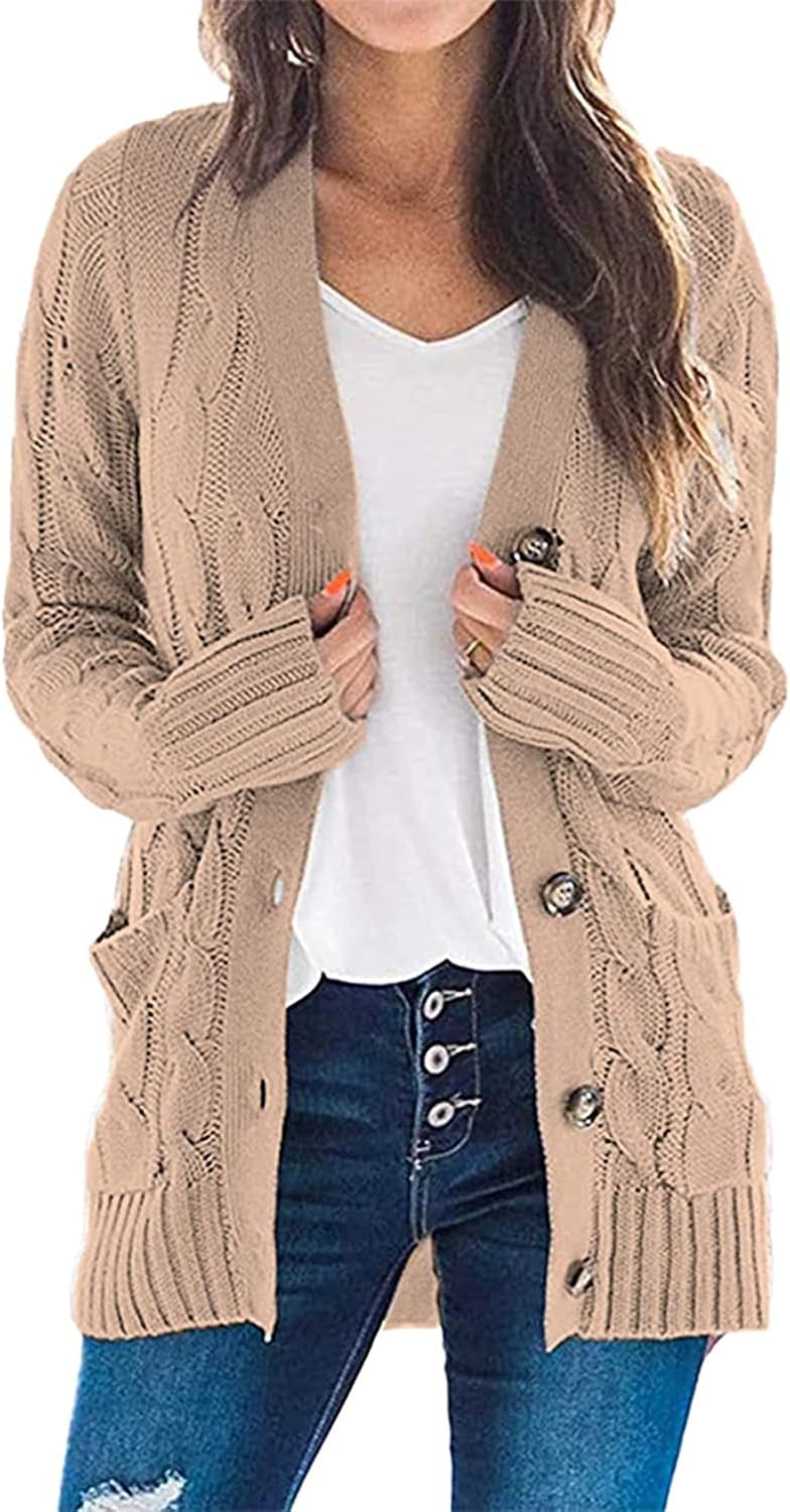 Thumbnail 6 de PRETTYGARDEN Open-Front Women's Cardigan Sweater