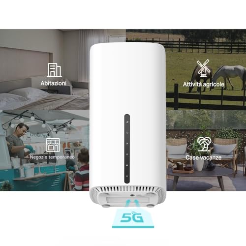 Detalle de TP-Link Archer NX200: router 5G con SIM e Wi‑Fi 6 AX1800 per casa moderna