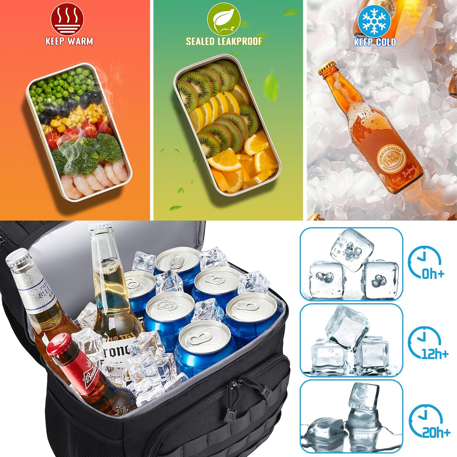 Thumbnail 2 de MOZETO Lunch Backpack for Men