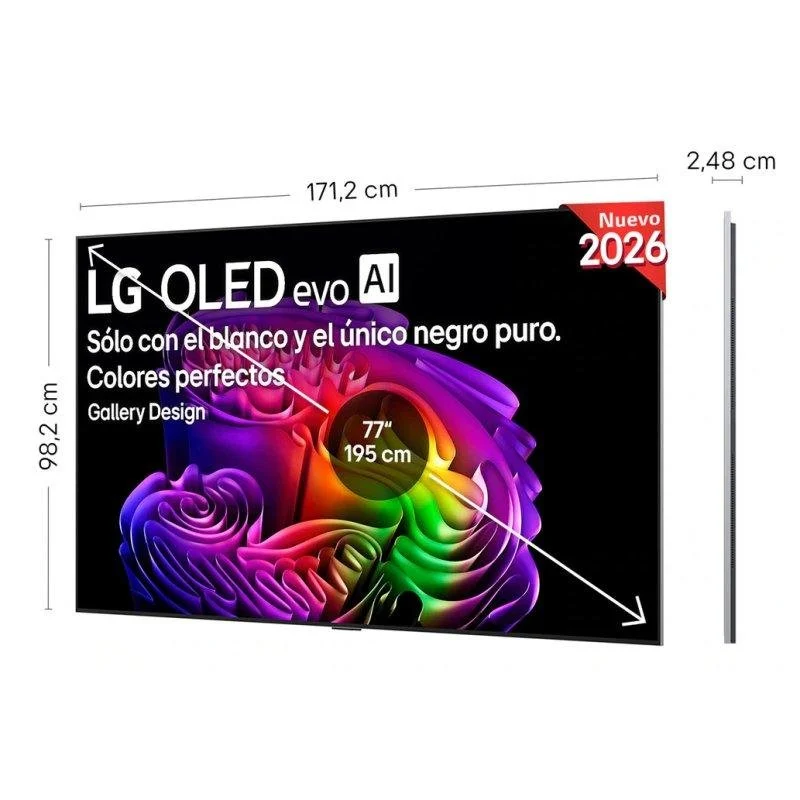 Detalle de LG OLED evo AI G6 77" | TV OLED77G64LW 4K 120 Hz con webOS