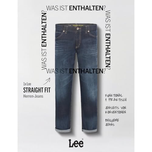 Thumbnail 7 de Lee Jeans Herren Regular Straight Fit Extreme Motion Trip – Modell 112119581, Blau