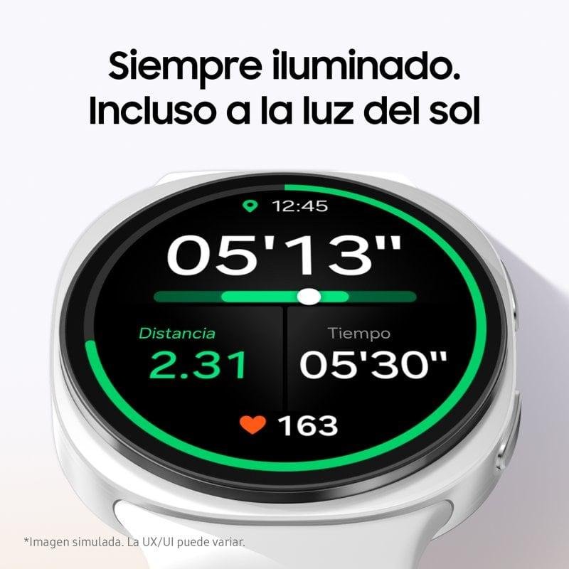 Thumbnail 1 de Samsung Galaxy Watch8 LTE 40mm con Galaxy AI (LTE 4G, GPS) Super AMOLED plateado