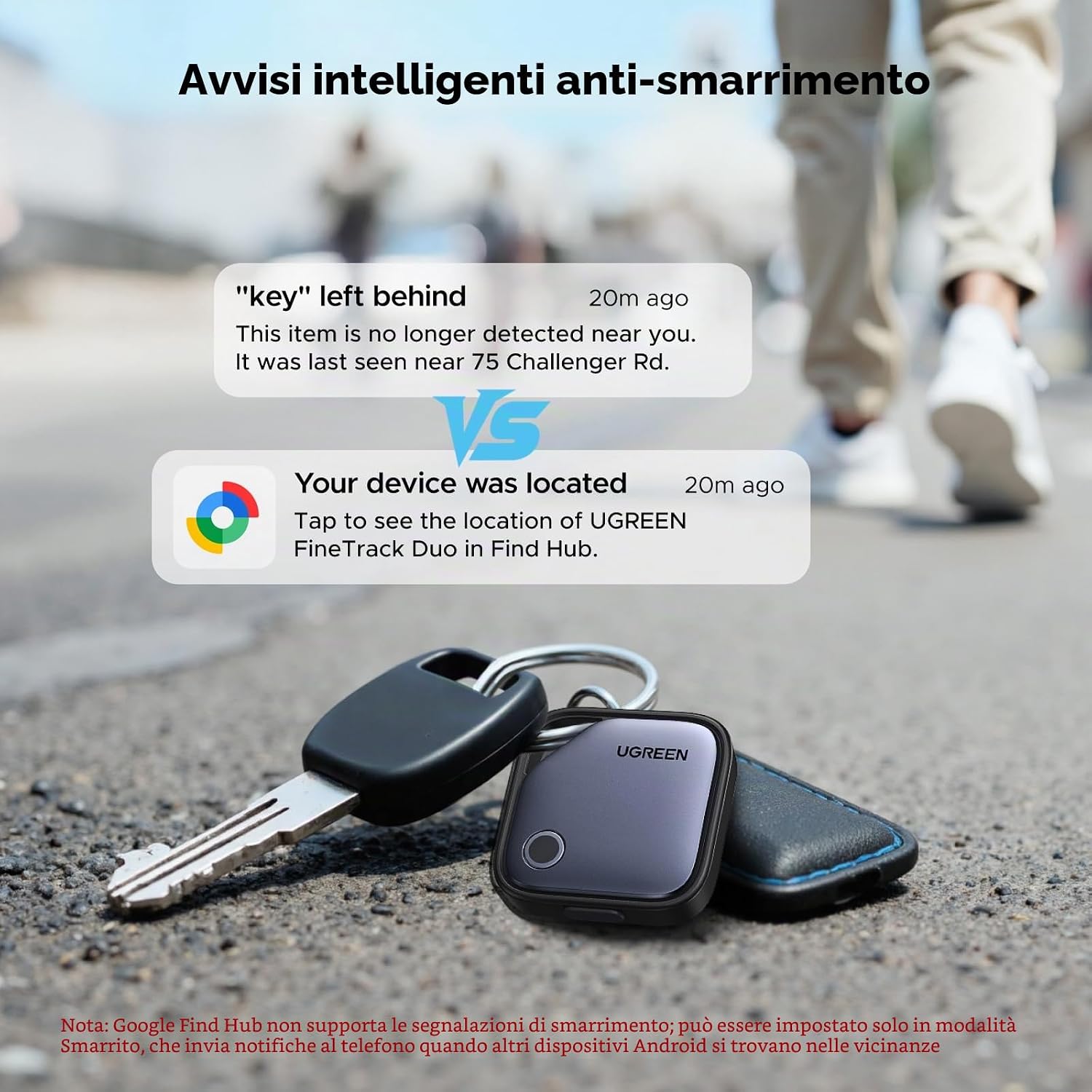 Thumbnail 5 de UGREEN FineTrack Duo localizzatore Bluetooth 4 pezzi