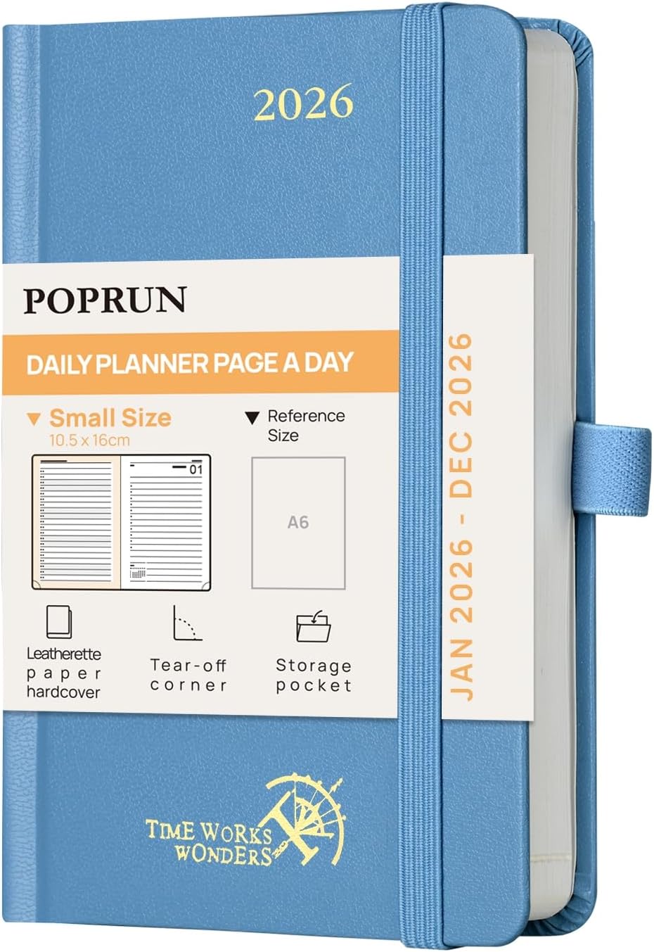 Thumbnail 6 de POPRUN Kalender 2026 Tagesplaner A5 21,5Ă14,5 cm đ