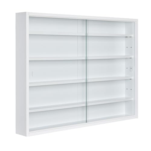 Easy Home Simply A20 Vitrina de MDF y vidrio blanco