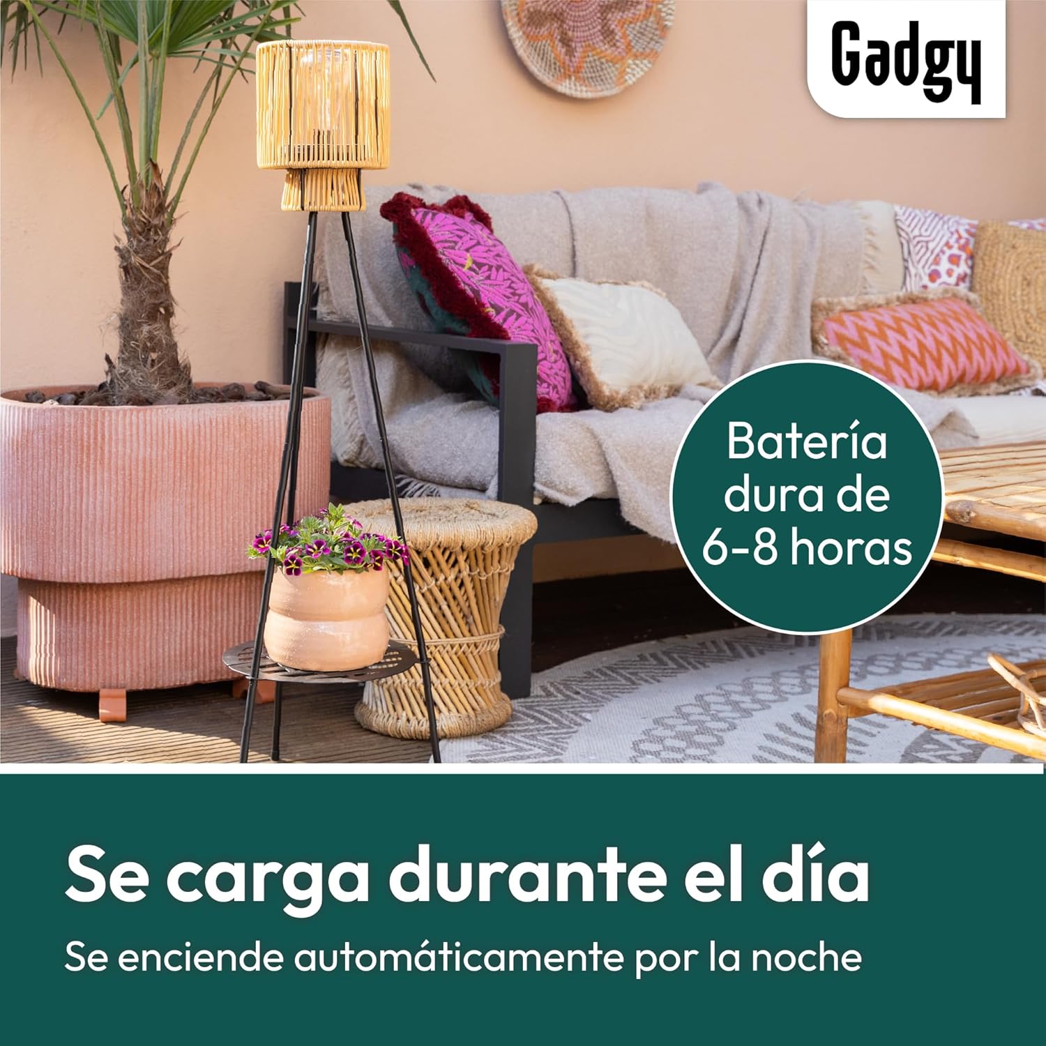 Thumbnail 5 de Gadgy Lámpara Solar con Soporte de Flores