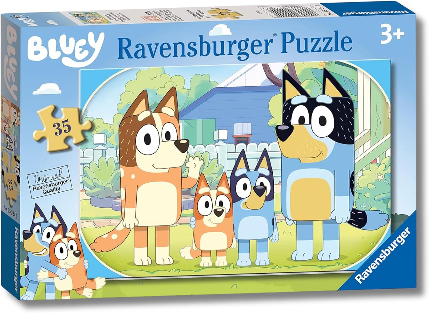 Detalle de Ravensburger Puzzle Bluey 35 piezas 26 x 28 cm