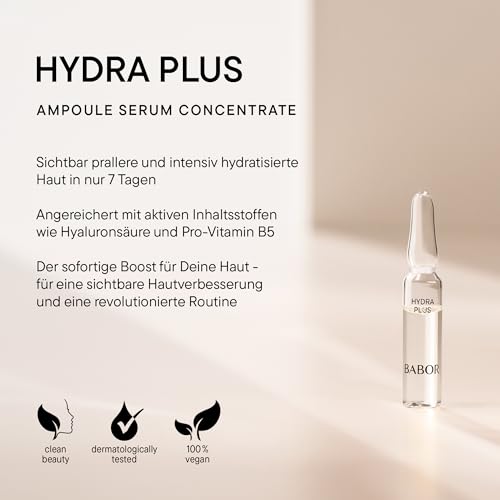 Thumbnail 3 de BABOR Hydra Plus Ampullen – vegane Gesichtspflege für multidimensionalen Feuchtigkeits-Boost (7 x 2 ml)