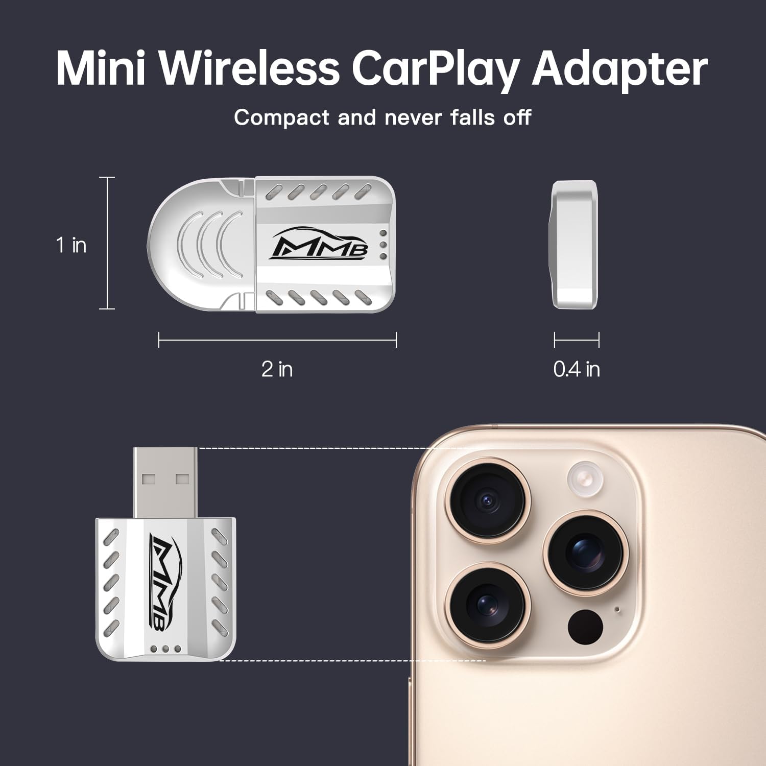 Thumbnail 5 de MMB CP2 CarPlay Wireless Adapter