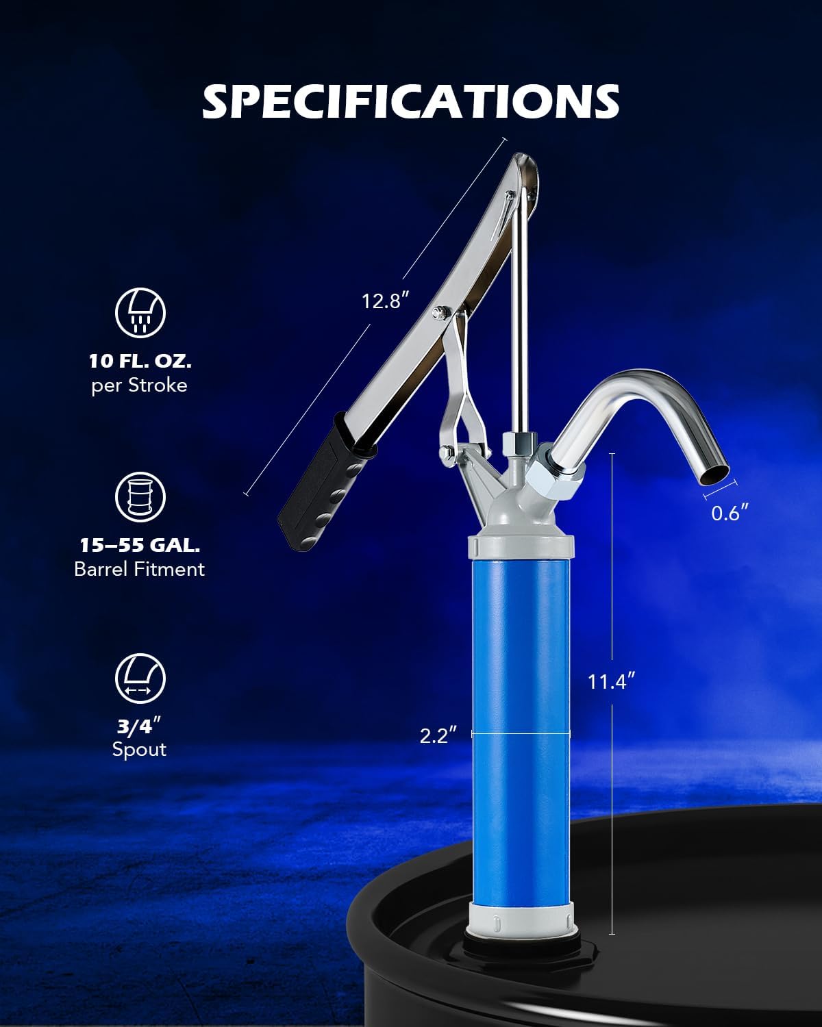 Detalle de Orion Motor Tech Lever Action Barrel Pump 55 gal 🛢