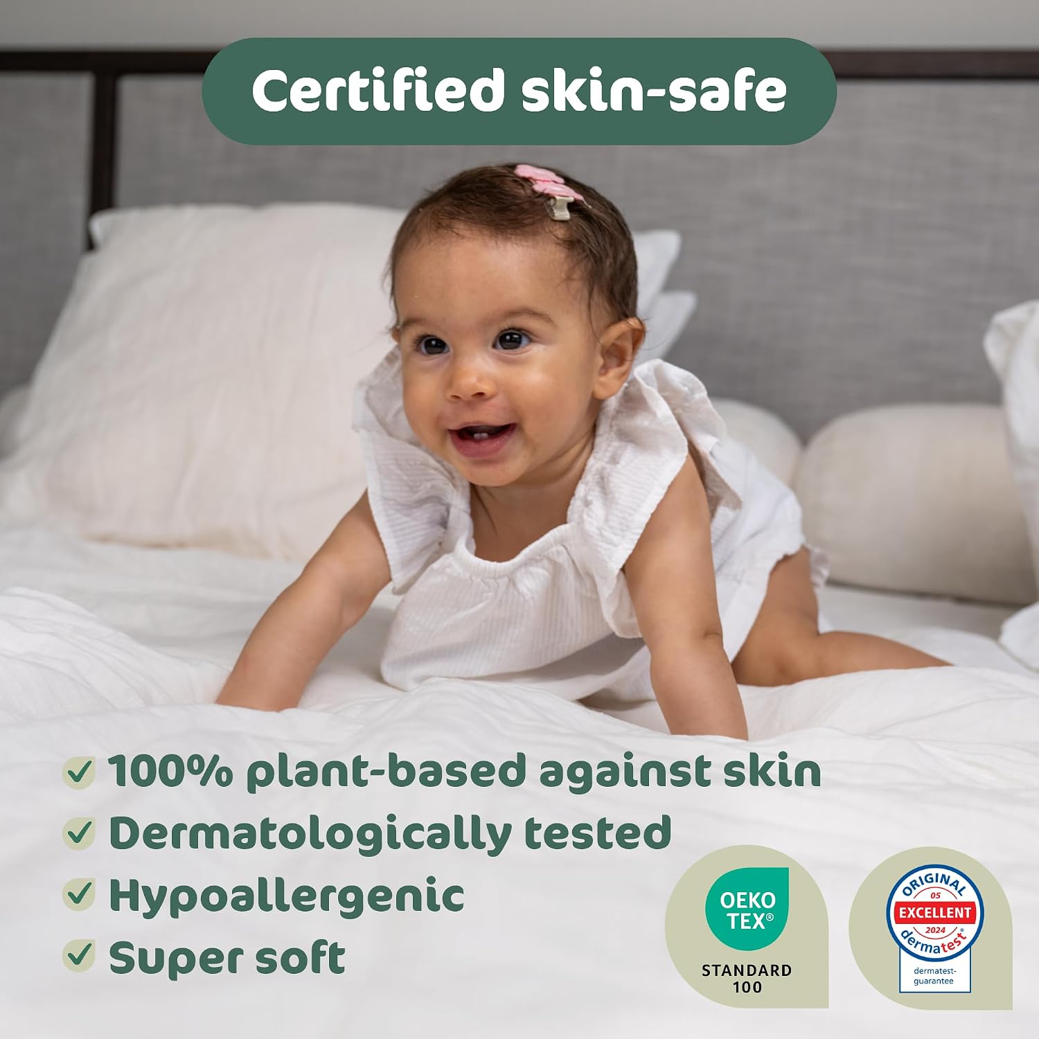 Thumbnail 2 de Naty BioEmbrace Baby Nappies Size 4 (7–18kg), 88 Count – Plant-Based, Skin-Safe Leak Protection