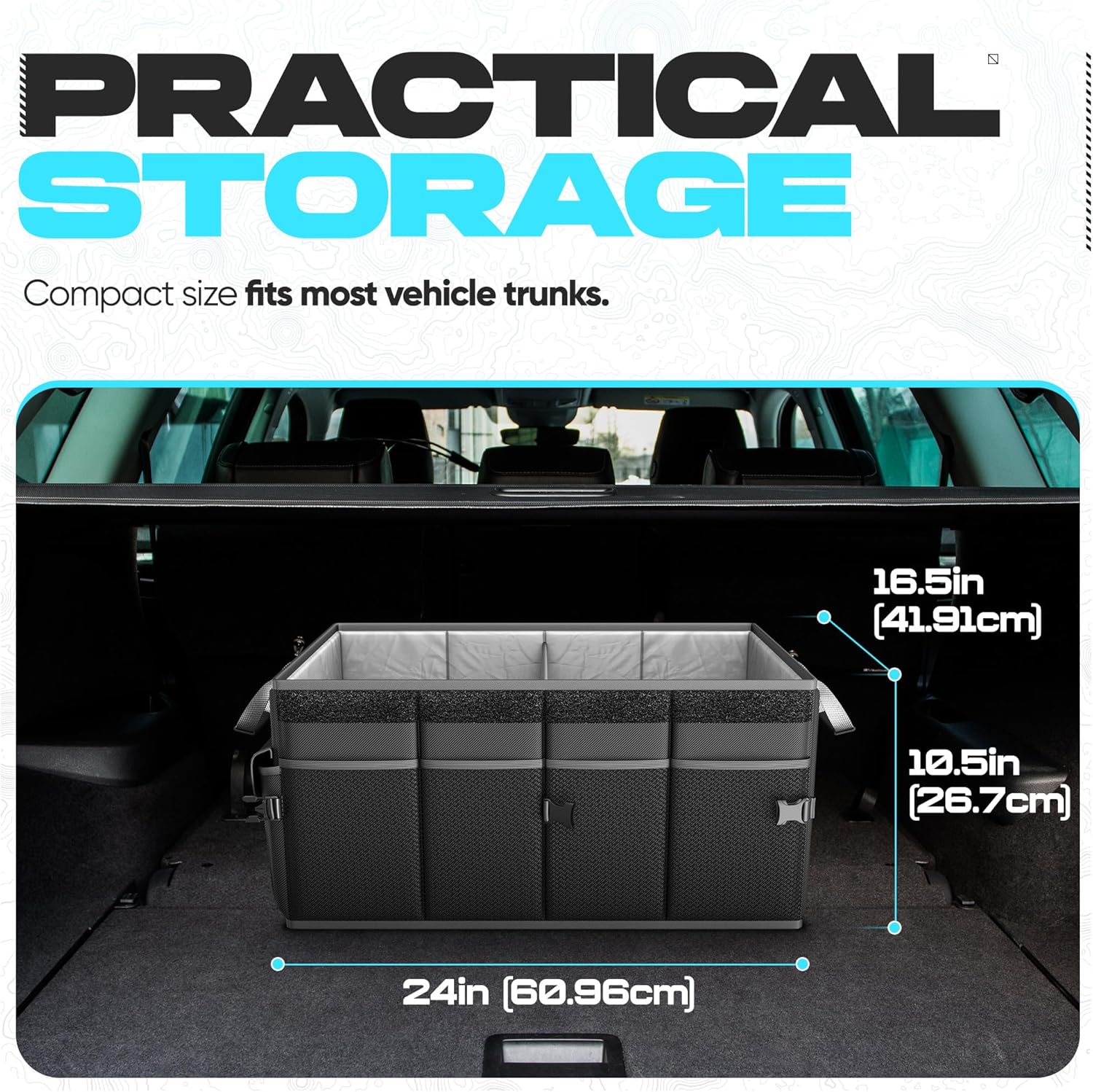 Thumbnail 3 de FORTEM Trunk Organizer 105L for SUV
