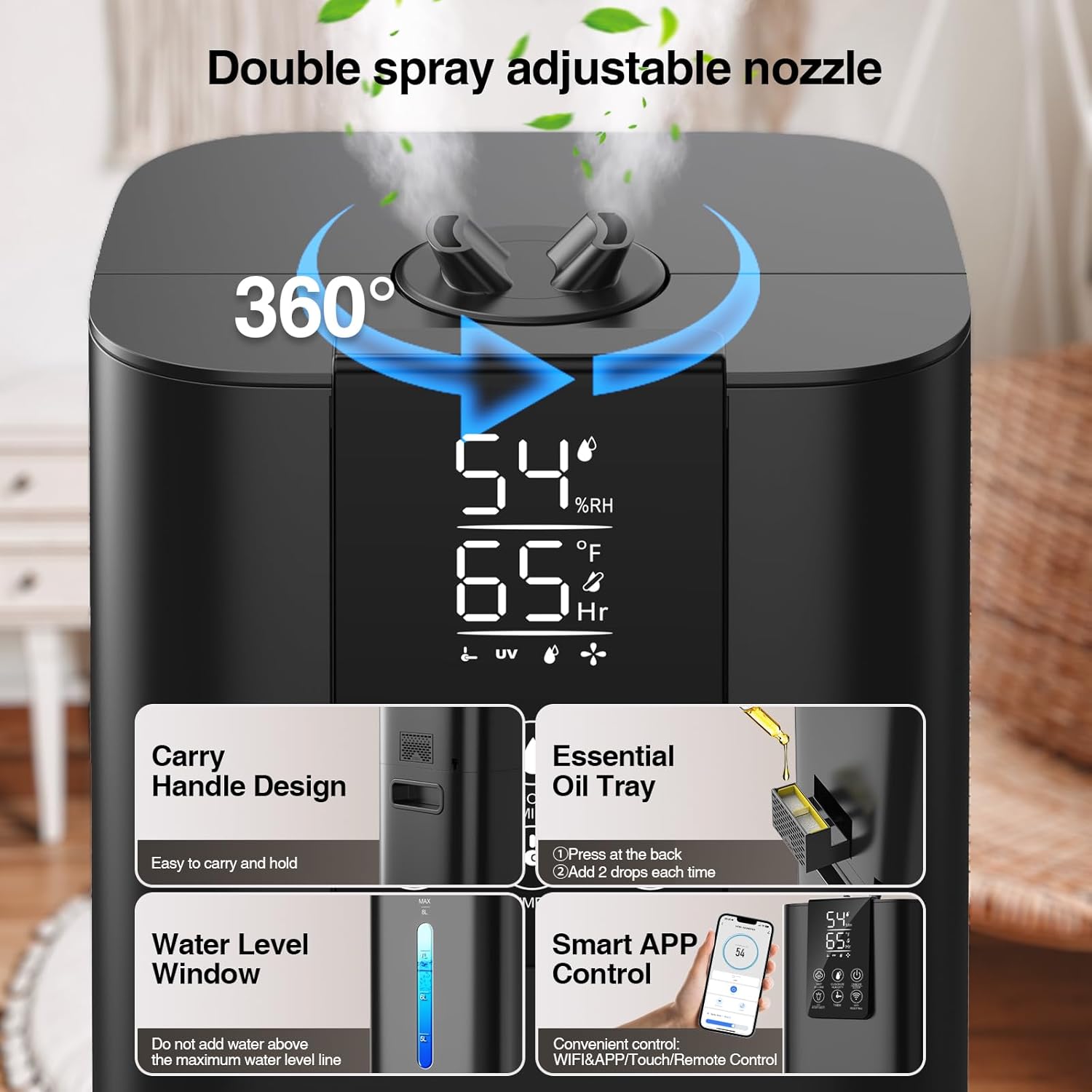 Thumbnail 5 de Honovos Smart Humidifier for Large Rooms