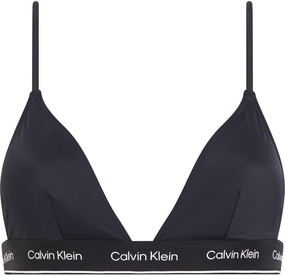 Thumbnail 6 de Calvin Klein Donna Top Bikini a Triangolo Triangle con fascia e logo